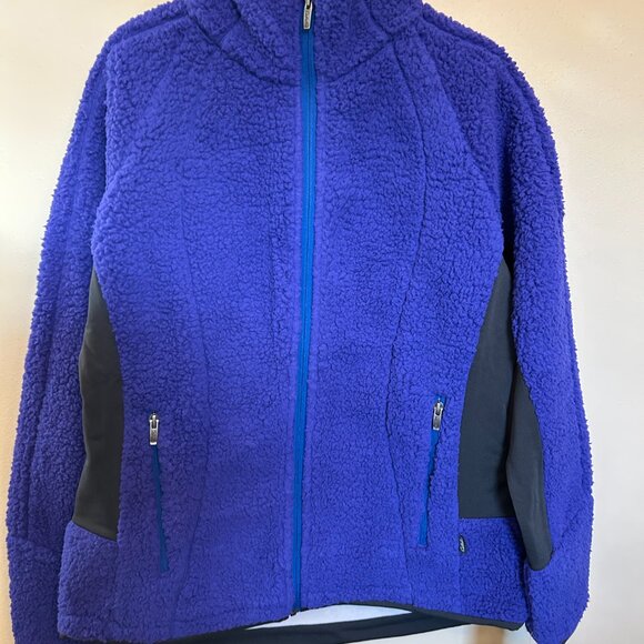 NWT Cabela's Women's Blue Sweater Full Zip Fleece Size Medium - Picture 9 of 14